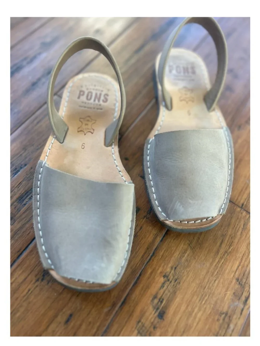 Pons Classic Style Women Avarca Sandals Size 6